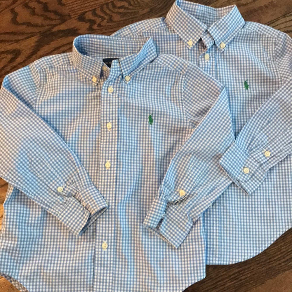 Ralph Lauren Gingham Button Downs - Picture 2 of 7